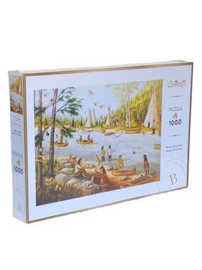 Trefl Canadian Artist 1000pcs Puzzle -He's Laughing First Nation New In Box